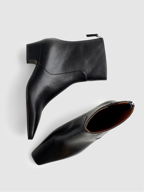 NWT! MADEWELL Women's The Lexie Ankle Boot True Black Leather Size 6.5 - no box! - Picture 2 of 15